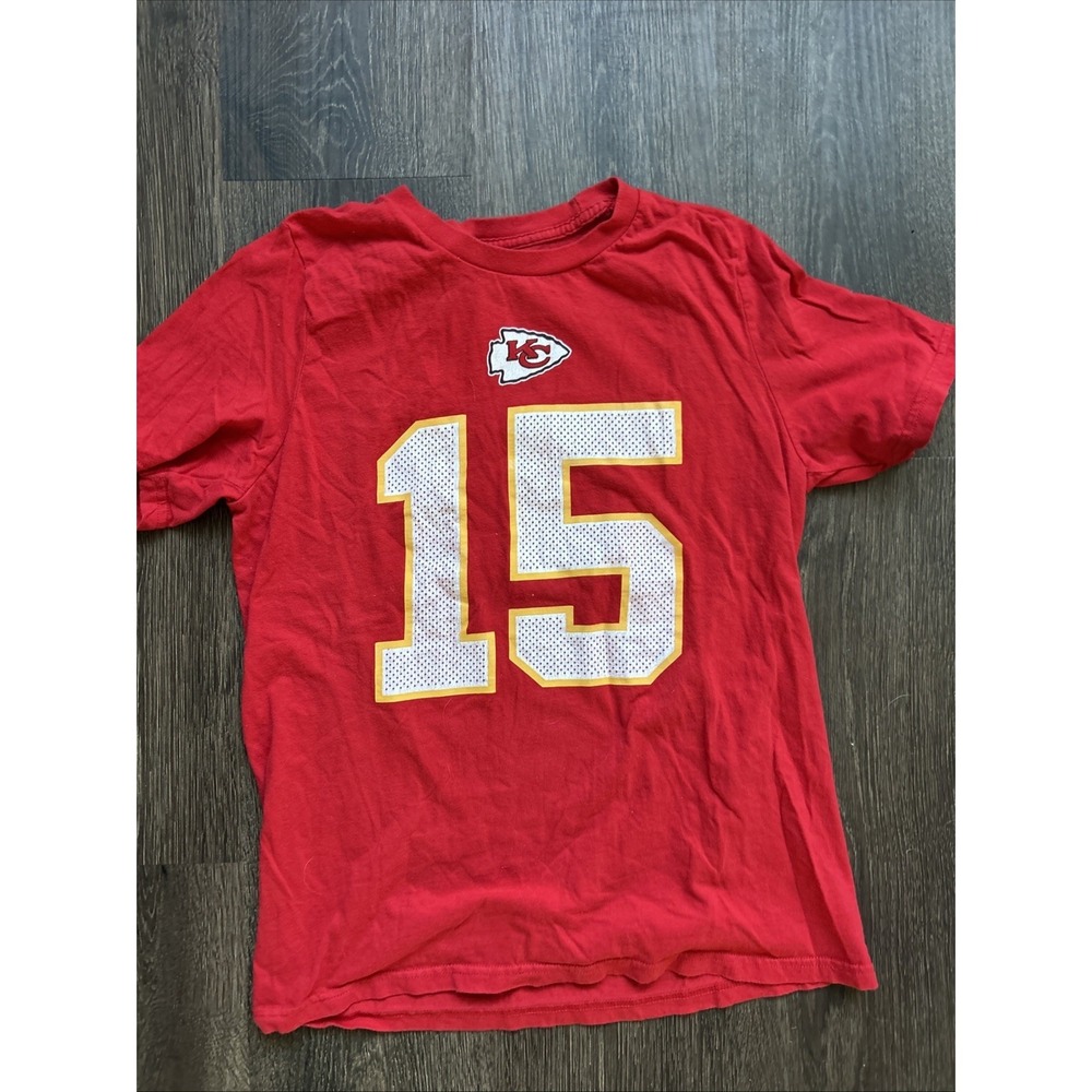 Nike Kansas City Chiefs Patrick Mahomes #15 Youth Shirt Jersey Large‎